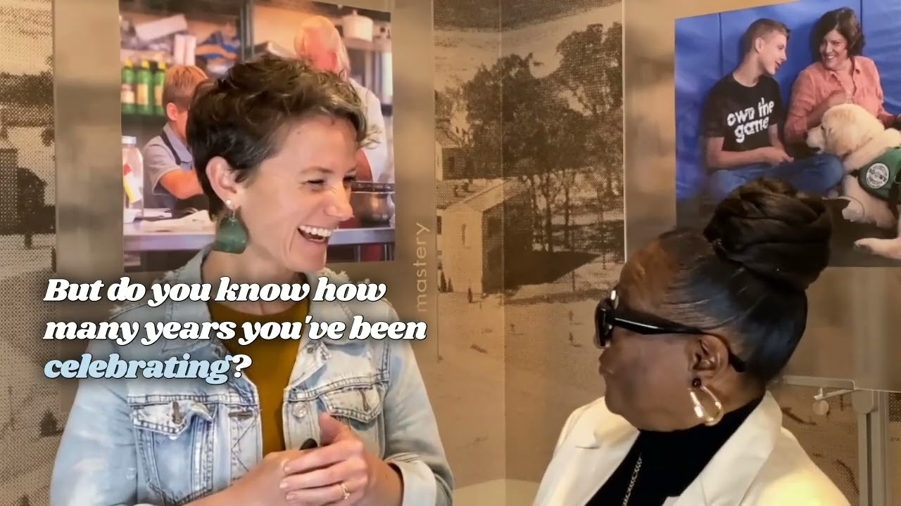 Conversation with Superwoman Frances Motley, St. Joseph's Villa advisor and The Giving Wall partner.