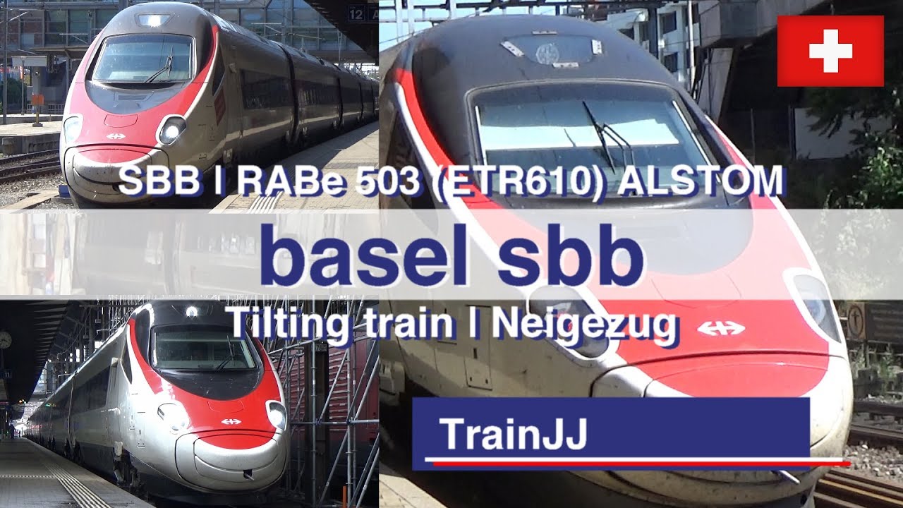 SBB RABe 503 | ETR 610 ElettroTreno Rapido | Basel SBB Schweiz | Tilting Train - Neigezug