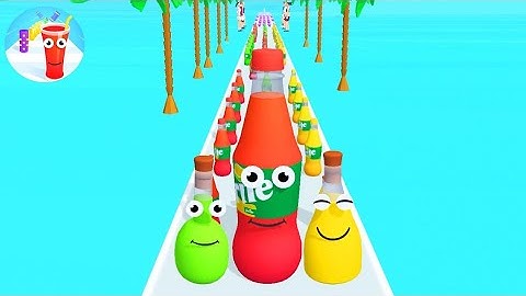 Juice Run 🥤🍹🥤🍹 All Levels Walkthrough Gameplay Android, IOS (Updated Levels 234-237)