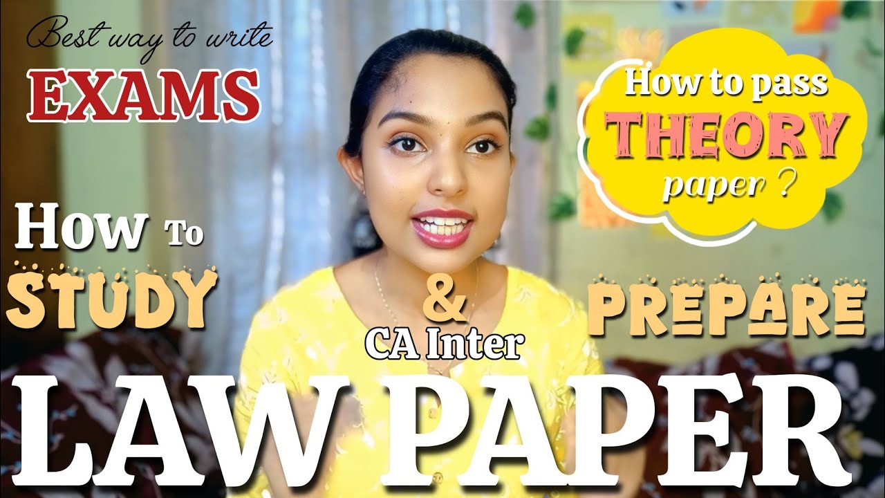  how to study theory law ca intermediate how to prepare for ca