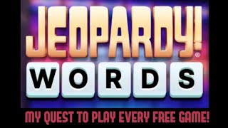 Jeopardy! Words! My Quest To Play Every Free Game! screenshot 2