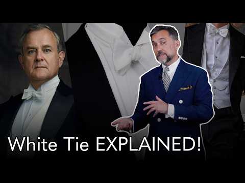 What Is White Tie Dress Code
