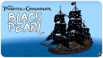 Minecraft Tutorial: How to Make an Pirate Ship Part 4/4 (Black Pearl)
