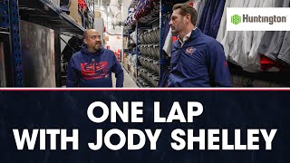 In the Blue Jackets Equipment Room with Head Equipment Manager Jamie Healy | One Lap