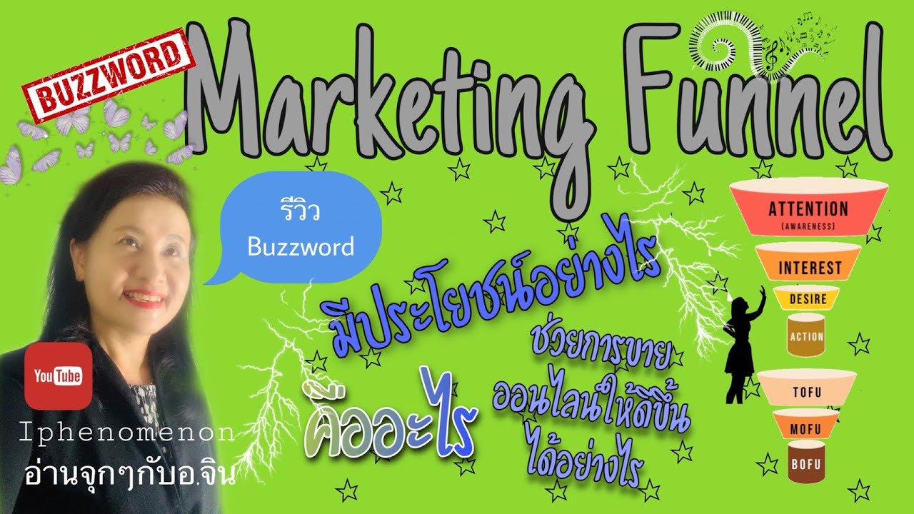 funnel แปล  New Update  รีวิว Buzzword โมเดลการตลาดออนไลน์ Marketing Funnel ปี 2021 ep.5