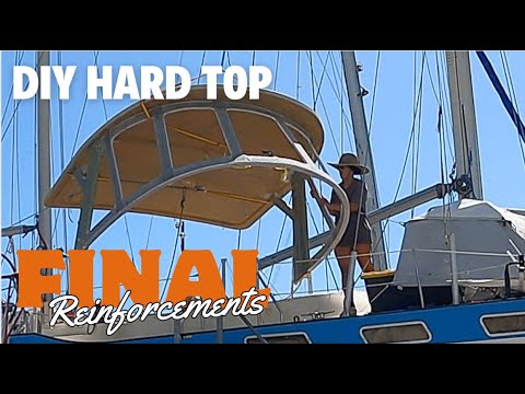 ⁣BUILDING A FIBERGLAS HARD TOP DODGER PILOT HOUSE | FINAL REINFORCEMENTS| PART 10 | EP 101