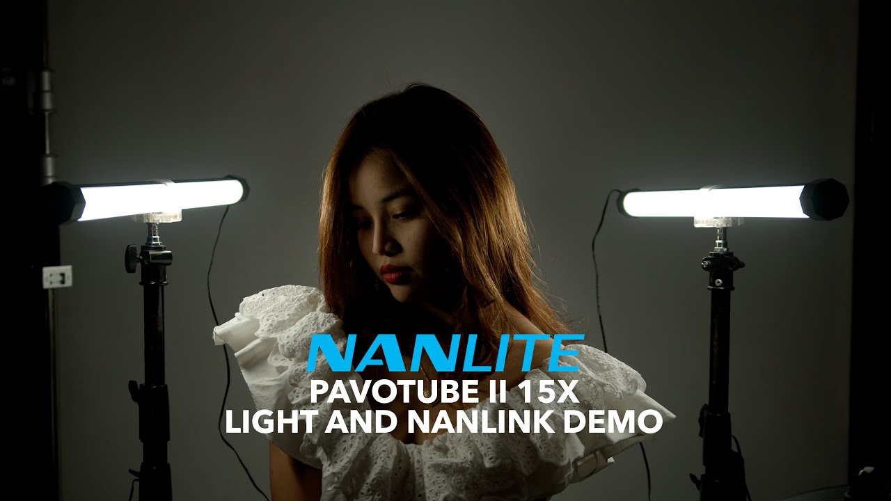 Nanlite Pavotube II | Light and Nanlink App Demo - YouTube