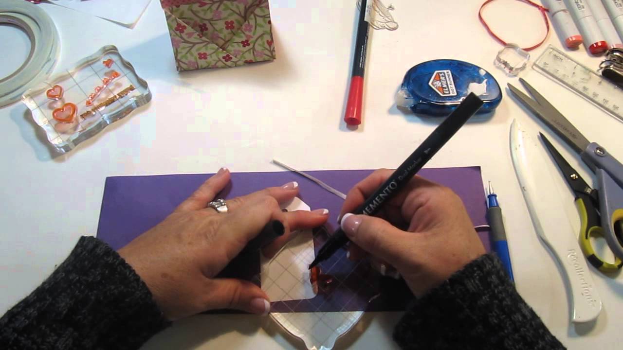 Valentine's Day Cards and Projects Series #7  - Tea Bag Holder