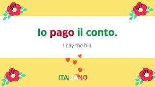 Learn Italian Verbs (A1 - A2) [Sub Ita/Eng]