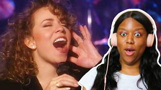 SINGER REACTS TO MARIAH CAREY EMOTIONS LIVE - MTV UNPLUGGED