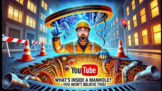🚨 WHAT'S INSIDE A MANHOLE? 🤯 YOU WON’T BELIEVE THIS! 🚨