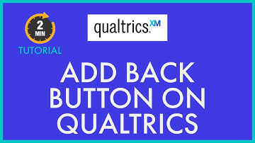 How to Add Back Button in Qualtrics?