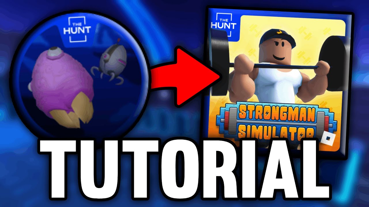 How To Get STRONGMAN SIMULATOR Badge (The Hunt)