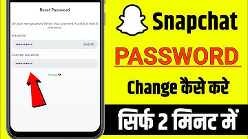How To Change Snapchat Password Change Kaise Karen | Snapchat ka Password Kaise Change Kare 2025