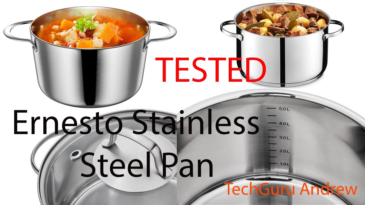 Ernesto Stainless Steel Pan YouTube