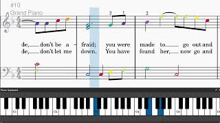 The Beatles - Hey Jude - Easy piano tutorials with sheet music
