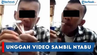 Viral Video Pria Diduga Nyabu, Nekat Unggah ke Tiktok