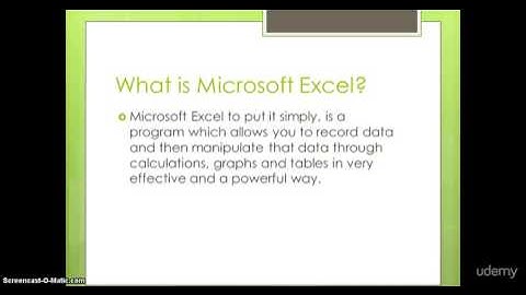 Excel 2013 Tutorial | Introduction