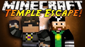 Minecraft: Temple Escape Part 1! (ft. CavemanFilms!)