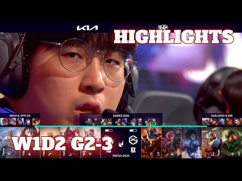 GX vs KC - Game 3 Highlights | Week 1 Day 2 LEC Summer 2025 | GIANTX vs Karmine Corp G3 W1D2