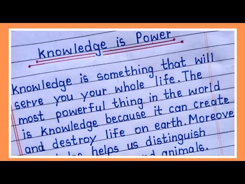 Essay on knowledge
