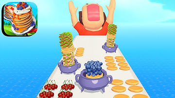 Pancake Run ​- All Levels Gameplay Android,ios (Levels 349-352)