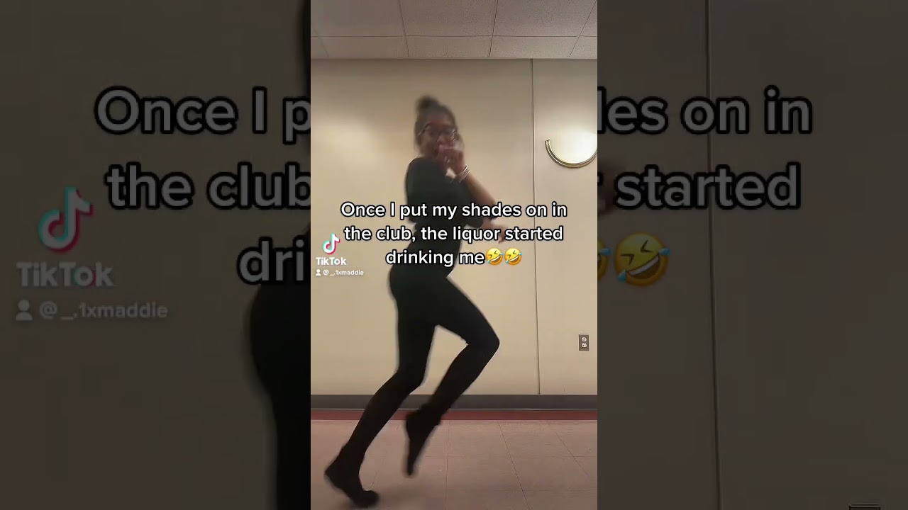 Once i put my shades on in the club the liquor started drinking me 😂