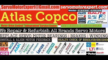 Atlas Copco India Servo Motor Heidenhain Sick Encoder Align Resolver Angle Adjust Karnataka