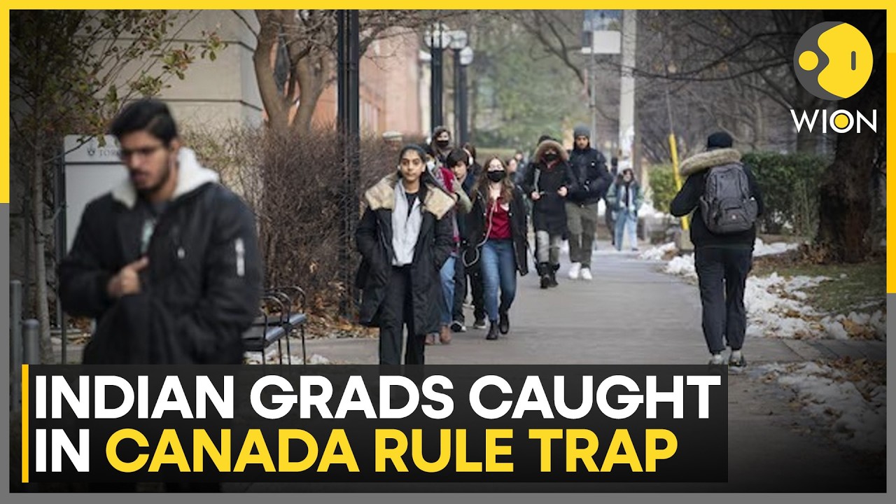 Canada Work Permit Row Sparks Outrage | Indian Graduates Face Uncertain Future | WION Canada Work Permit Row Sparks Outrage | Indian Graduates Face Uncertain Future | WION
