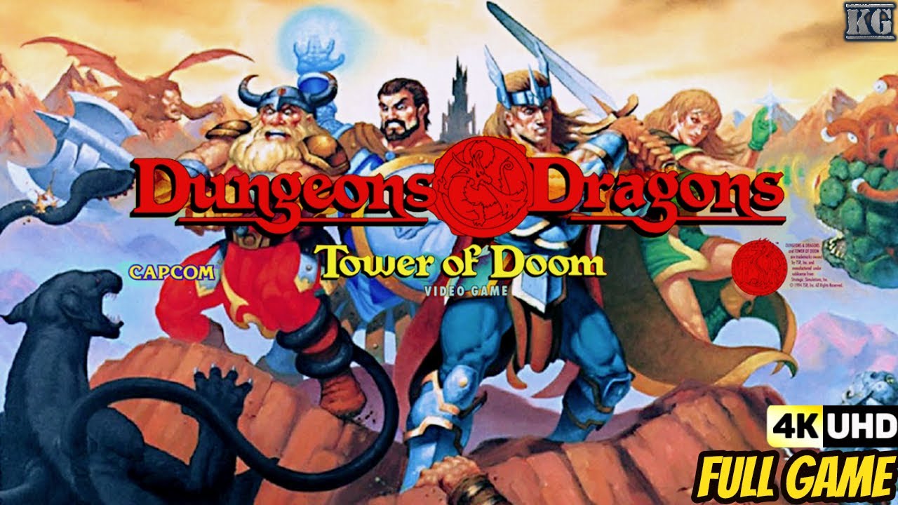 Dungeons & Dragons Tower of Doom ARCADE 4K60ᶠᵖˢ UHD🔴 Longplay