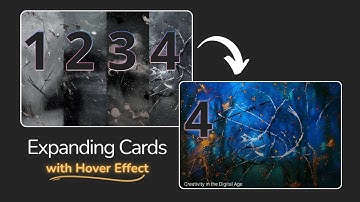 Responsive Expanding Cards with Hover Effect | HTML CSS