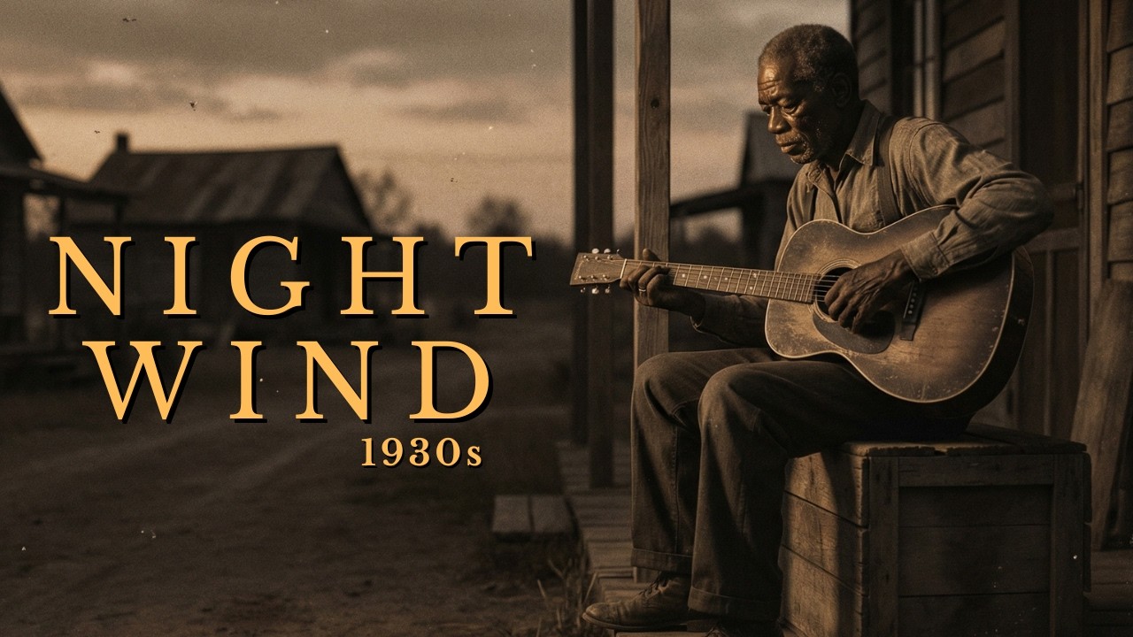 Night Wind on the Delta | Delta Blues 1930s | Raw Acoustic Mississippi