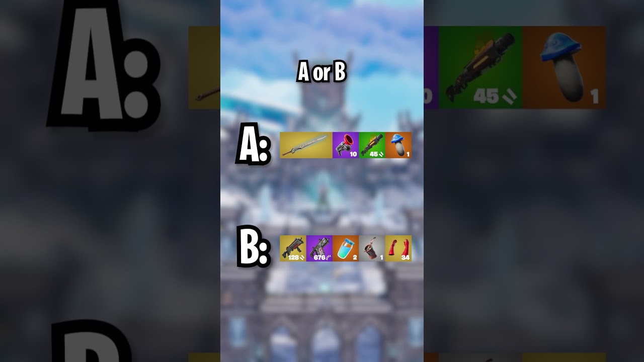 Which Fortnite Loadout Would You Choose?
