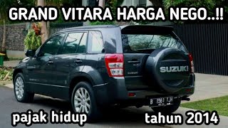 HARGA MOBIL BEKAS SUZUKI GRAND VITARA TAHUN 2007 - 2014