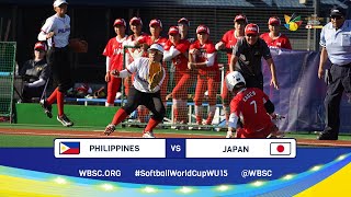 Highlights - Game 34 - Philippines vs Japan - 2023 U-15 Women's Softball World Cup