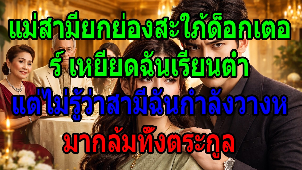 แม่สามีอวยสะใภ้ด็อกเตอร์ เหยียดว่าฉันการศึกษาต่ำ ไม่รู้ว่าสามีฉันวางแผนโค่นทั้งตระกูล