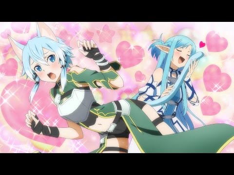 攻めるアスナに敏感なシノン可愛い アクセルソードイベントシーン Youtube