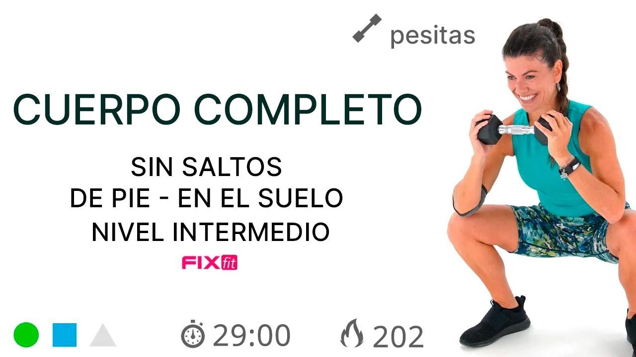 Rutina Total Body sin saltos: ejercicios de pie y en el suelo