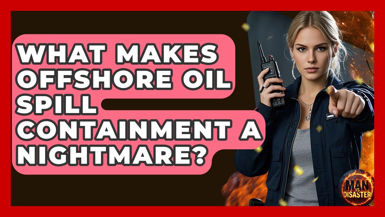 What Makes Offshore Oil Spill Containment A Nightmare? - Man vs. Disaster