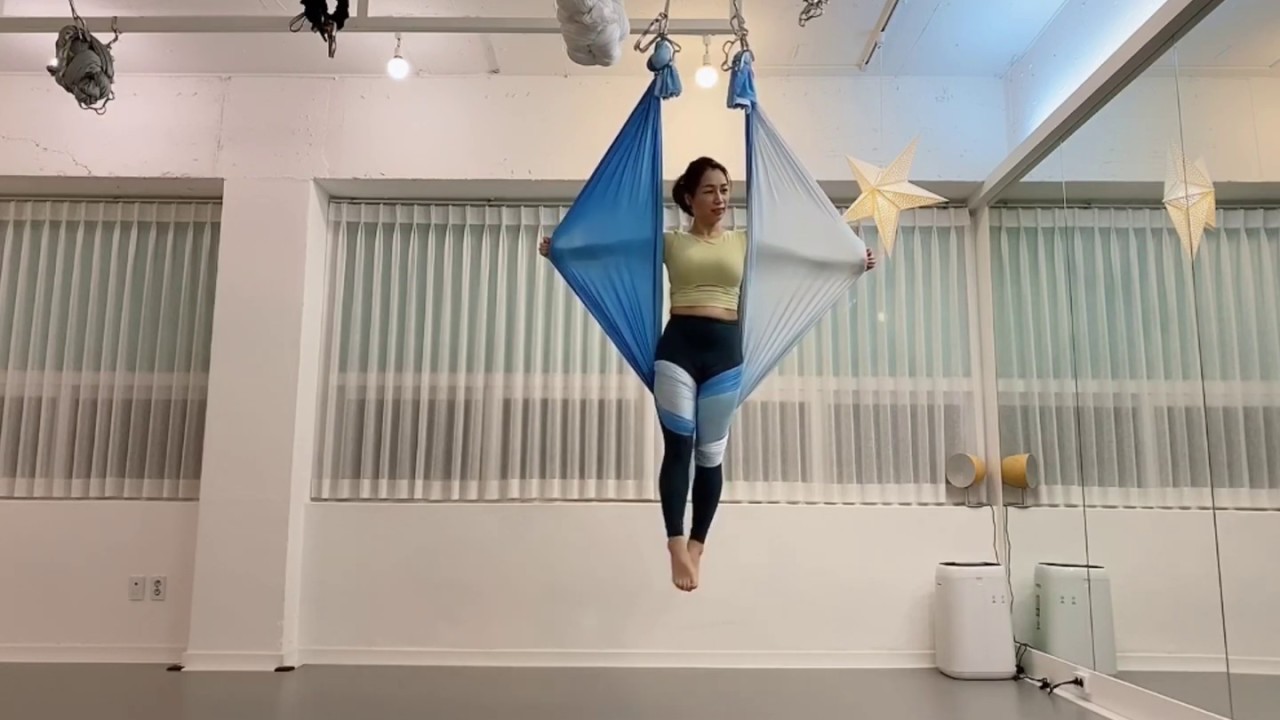 [시퀀스]이쁜3가지동작 모음  flyingyoga 제이미플라잉요가