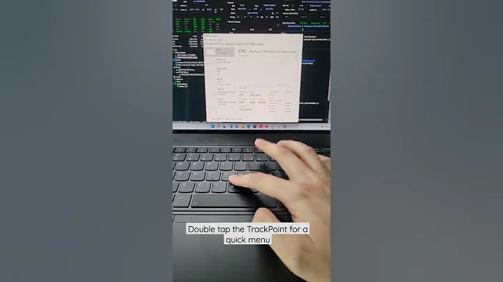 Double tap the TrackPoint to call the quick control menu on ThinkPad Z16 - 天天要聞