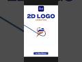 Create a 2D Logo Animation, After Effects Tutorial #logoanimation  #animation #aftereffects #shorts