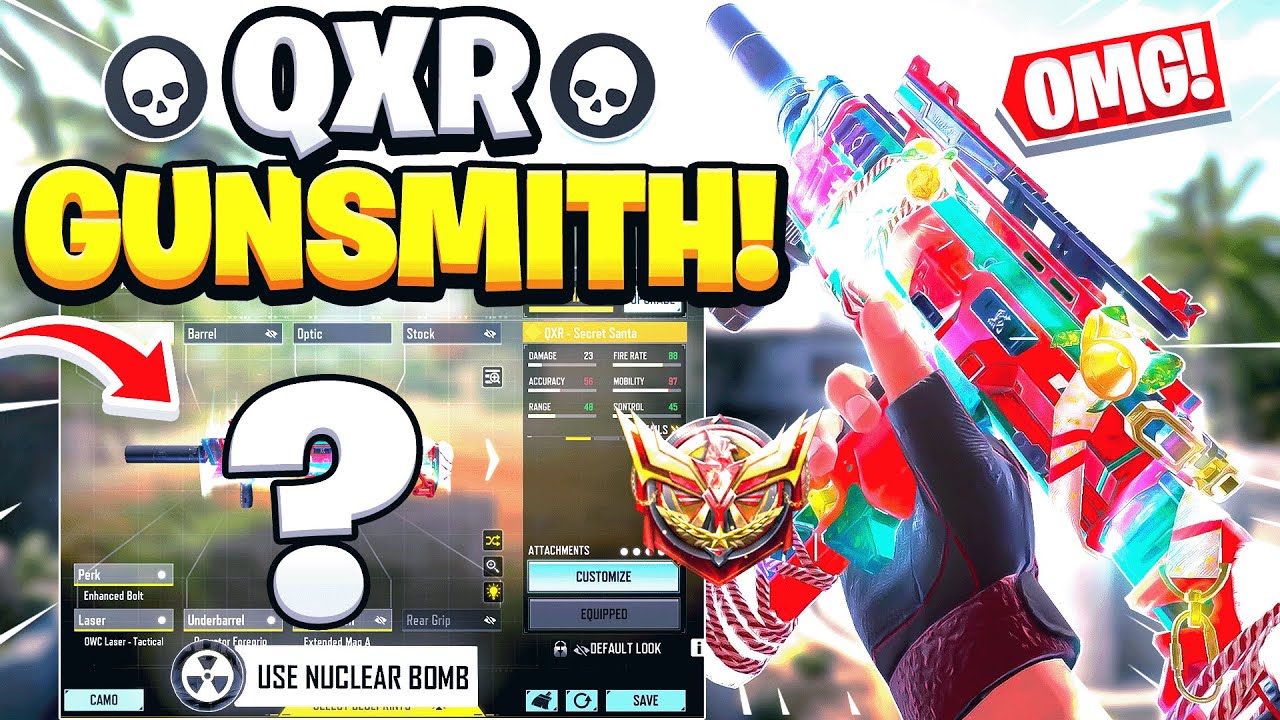 THIS QXR GUNSMITH IS SUPRISINGLY GOOD in COD Mobile SEASON 10 BEST
