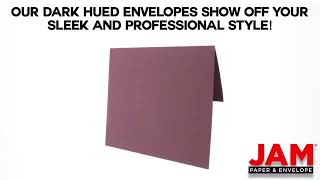 Burgundy 4 Bar Envelopes JAM
