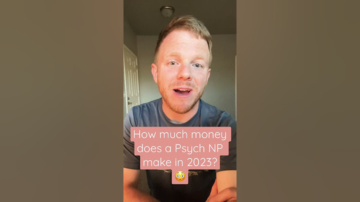 How much money does a Psych NP make per year? | #nursepractitioner  #psychiatry #nurses