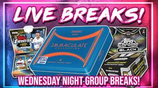 Wednesday Night Breaks!! | Immaculate Fotl Mlb + Wwe + World Cup & More!!  (rgl 5637-5348)