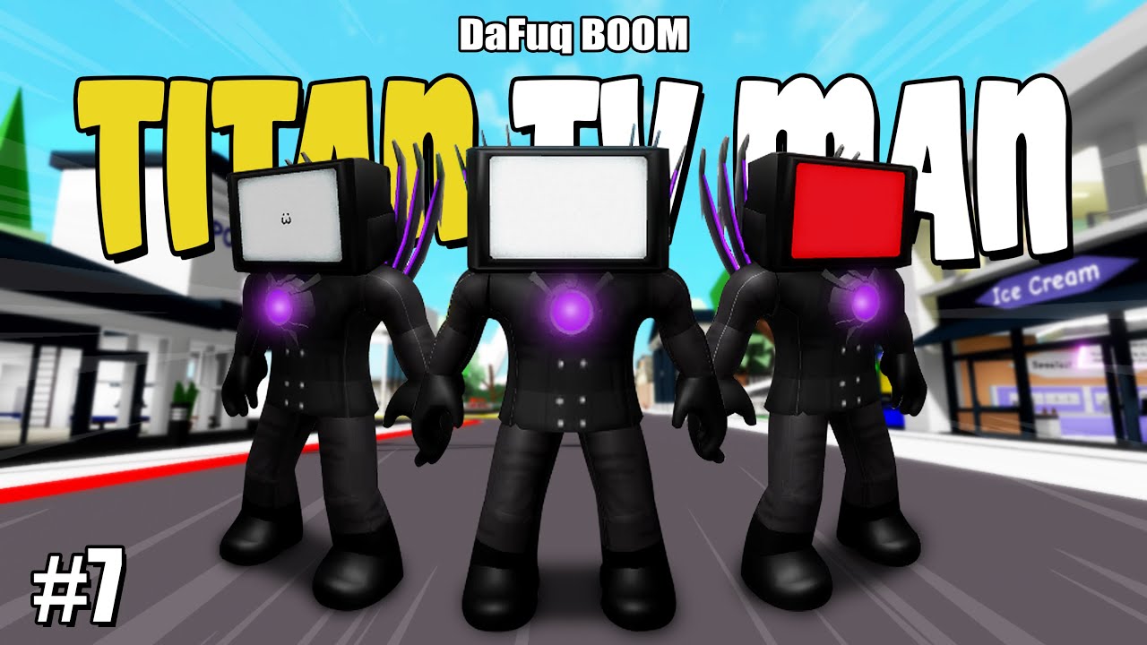 Aku Membuat TITAN TV MAN Di Brookhaven W/codes Roblox Part 7 YouTube