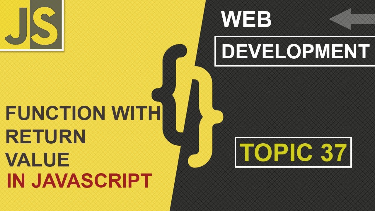 WEB DEVELOPMENT | FUNCTION WITH RETURN VALUE | CLASS 37 | JAVASCRIPT ...