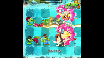 PvZ 2 - Pyre Vine Team Vs Mega Gatling Pea Team Vs Gargantuar Zombie Team #shorts