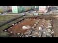 Площадь, спорт комплекс и торговый центр в Кошелев Парке / строительство / окт 2021 г / город Самара